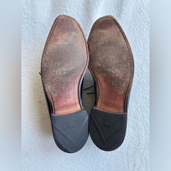 Allen Edmonds Mens Dress Shoes Larchmont Wingtip Derby 10 E‎ Oxford USA wingtip - Picture 9 of 12